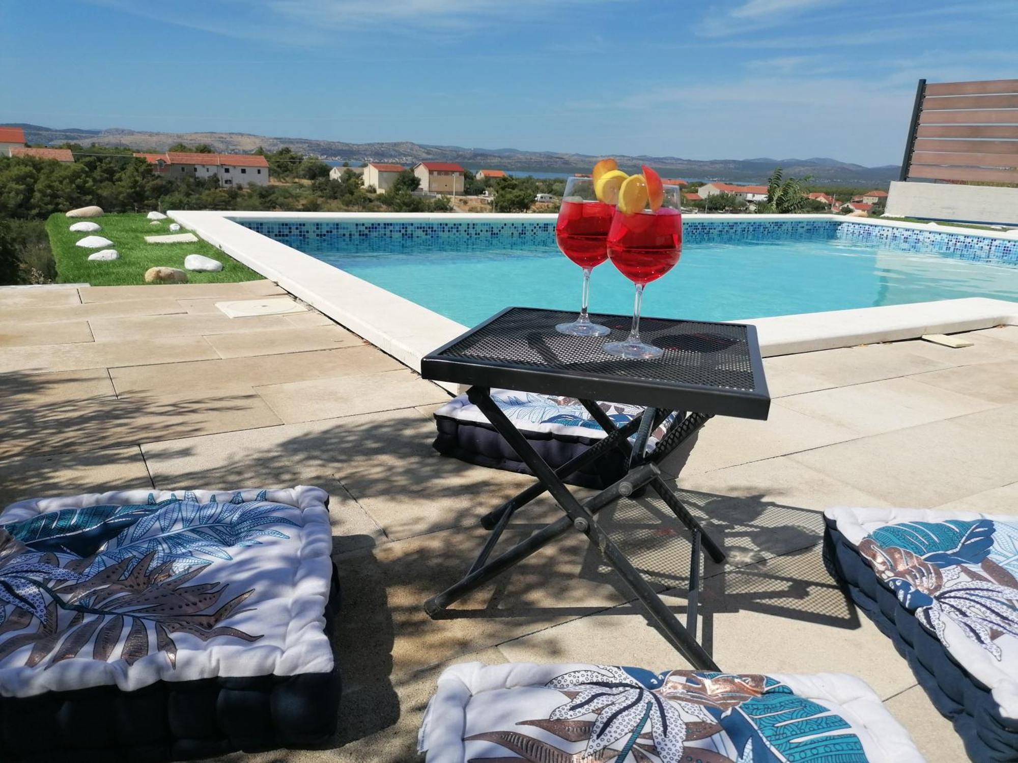 Villa Scolopax Rusticola Skradin With Heated Pool Exteriér fotografie